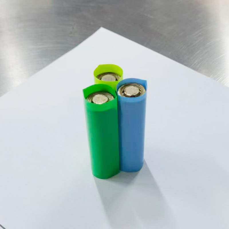 Envoltura termorretráctil de PET para baterías 18650 de diferentes colores Envoltura termorretráctil de PET para baterías 18650 de diferentes colores