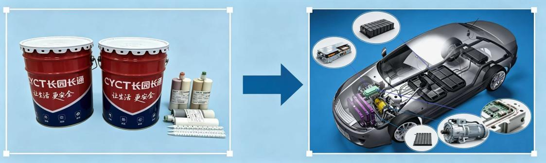 Adhesivos para vehículos eléctricos Adhesivos para vehículos eléctricos