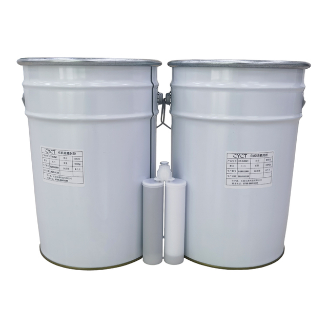 Adhesivo de silicona para encapsulado de alta conductividad térmica que encapsula componentes electrónicos para disipación de calor