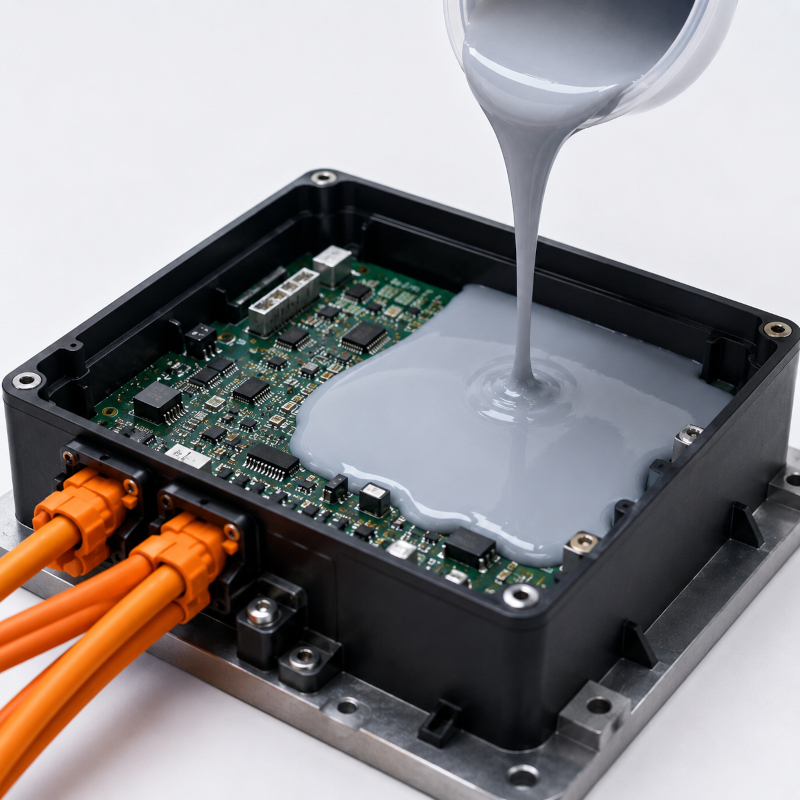 Compuestos de encapsulado de silicona para bater&iacute;as de nuevas energ&iacute;as(4)