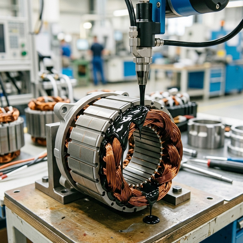 Compuestos de encapsulado t&eacute;rmicamente conductores para motores de veh&iacute;culos el&eacute;ctricos (1)