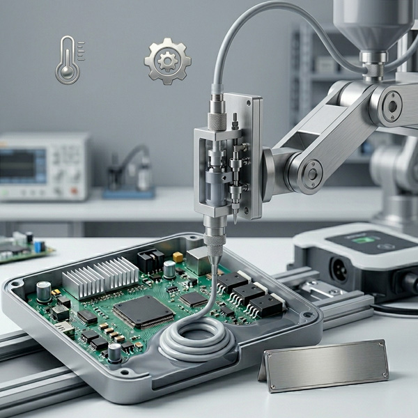 Compuestos de encapsulado de conductividad térmica para cargadores de vehículos eléctricos.jpg